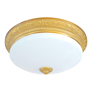 ILUMINACION DE SUPERFICIE EMPORIO III DECO EN ORO BRILLO