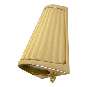 APLIQUE DE PARED BARI CON CRISTAL OPACO EN ORO BRILLO